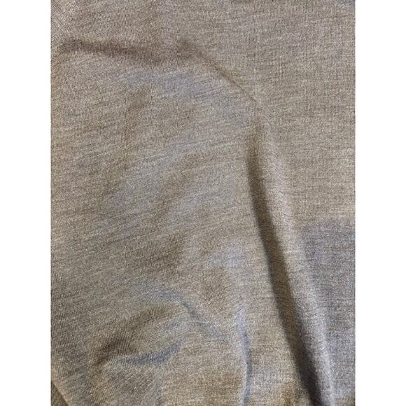 SMARTWOOL Brown Grey Poncho Cowl Neck Merino Wool Blend Sweater Small Medium S/M - Picture 9 of 10